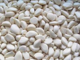 Frozen garlic clove