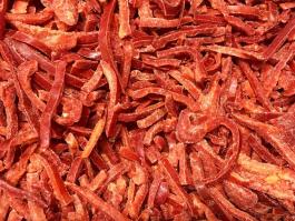frozen red pepper strips