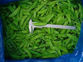 Frozen pea pods