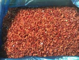 Frozen chili dice