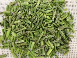 frozen green asparagus cuts and tips